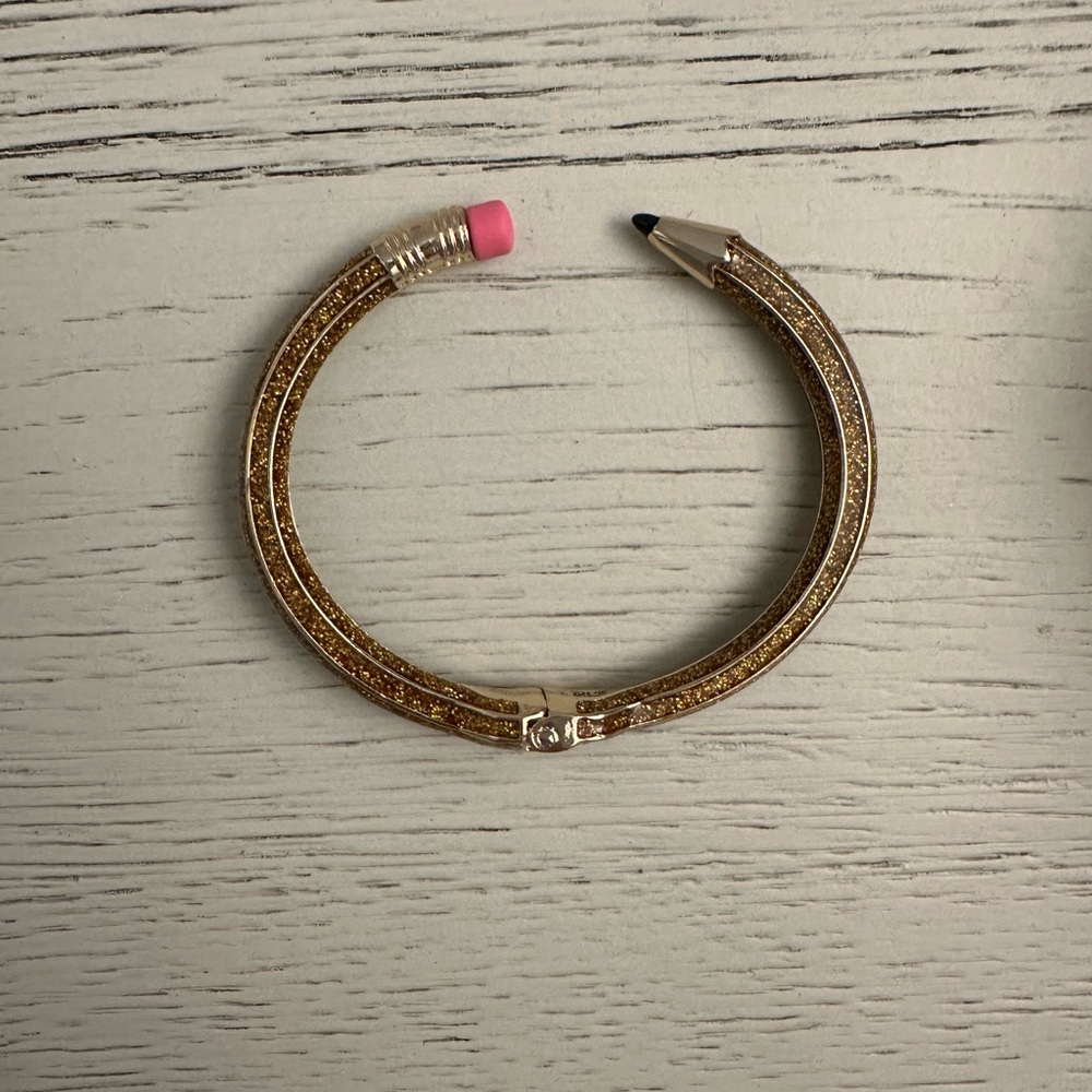 Betsy Johnson Glitter Pencil Bracelet
